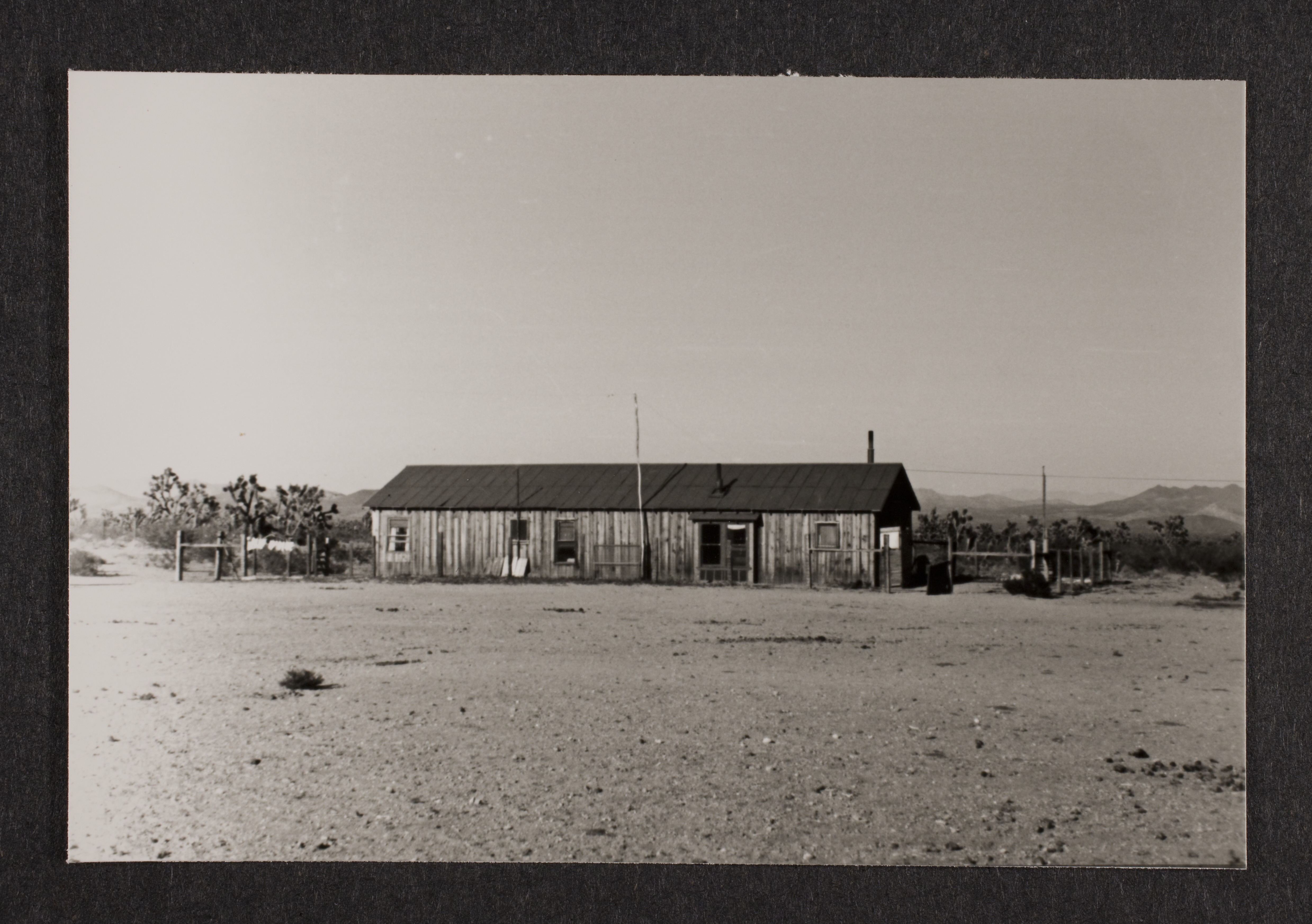 Unidentified building at Walking Box Ranch, Nevada: photographic print