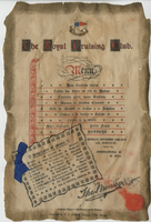 The Royal Cruising Club, dinner, menu, November 24, 1902, at The Monico, International Hall