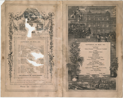The Holborn Restaurant, menu,  Saturday, May 30, 1885