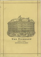 The Nicollet dinner menu, Tuesday, May 18, 1880