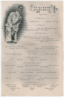 Christmas menu, 1883, Seventh Avenue Hotel
