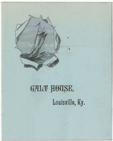 Galt House, menu, Sunday, May 20, 1883