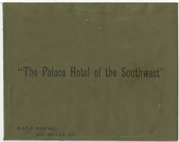 Galt House, menu, March 18, 1883