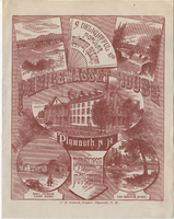 Pemigewasset House, menu, Sunday, August 13, 1882