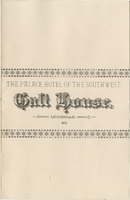 Galt House, menu, Sunday, September 2, 1883