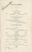 Galt House menu, Sunday, August 26, 1883