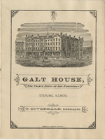 Galt House menu, Wednesday, March 22, 1882