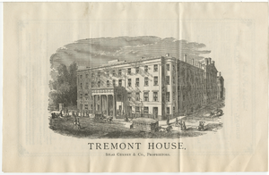Tremont House, menu, Sunday, July 1, 1883