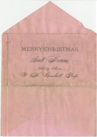 Christmas dinner menu at the Galt House, Thursday, December 25, 1879