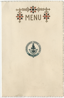 Strathcona's Horse (Royal Canadians) commemoration, menu, Friday, February 22, 1901, Royal Palace Hotel, Empress Rooms