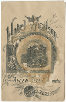 Hotel Windsor dinner menu, Wednesday, November 26, 1884