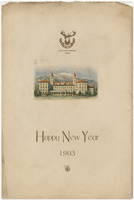 New Year's 1903, menu, The Antlers