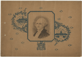 Souvenir menu of George Washington's birthday, February 22, 1892, The Knutsford