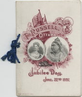 Jubilee Day menu, The Russell, June 22, 1897