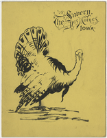 Thanksgiving menu, The Savery, 1899