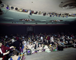 Film transparency of the Sands Hotel Copa Room audience, Las Vegas, circa 1960s