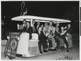 Photograph of Las Vegas Lions Club members touring the Sands Hotel, Las Vegas, circa 1950s -1960s