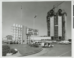 Photograph of the Sands Tower under construction, Las Vegas, circa 1960s