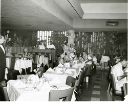 Photograph of a restaurant in Sands Hotel, Las Vegas, circa 1950s