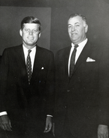 Photograph of John F. Kennedy and Jack Entratter, Las Vegas, circa 1961