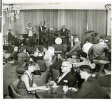 Photograph of guests attending a lounge show, Sands Hotel and Casino, Las Vegas, circa 1950-1960