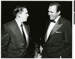 Photograph of Milton Berle and Howard Keel, Las Vegas, circa 1950s