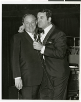 Photograph of Carl Cohen and Danny Thomas, Las Vegas, circa 1950s