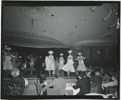 Photograph of the Copa Girls performing in the Copa Room at the Sands Hotel, Las Vegas, circa 1953