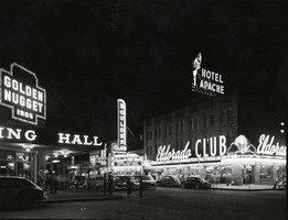 Photograph  of Fremont Street, Las Vegas, circa 1947 to 1948