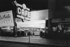 Film transparency of the White Spot Cafe, circa late 1940s- early 1950s