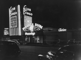 Film transparency of Club Bingo, Las Vegas, circa late 1940s-early 1950s