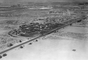 Film transparency of El Rancho Vegas, Las Vegas, circa 1941-1960