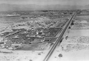 Film transparency of El Rancho Vegas, Las Vegas, circa 1941-1960