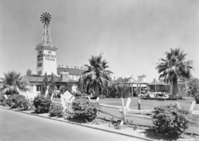 Film transparency of El Rancho windmill, Las Vegas, circa 1941-1960