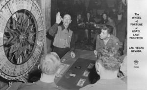 Film transparency of the Last Frontier Hotel, Las Vegas, circa 1945