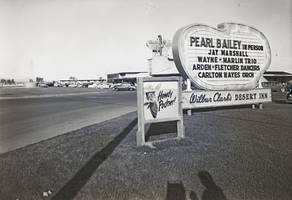 Film transparency of the Wilbur Clark's Desert Inn, Las Vegas, circa 1950s