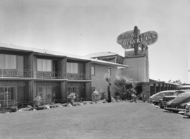Film transparency of Wilbur Clark's Desert Inn, Las Vegas, circa 1950s