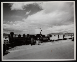 Photograph of the Last Frontier Village train, Las Vegas, circa 1945
