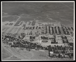 Photograph of an aerial view of Boulder City, Nevada, circa 1931-1940