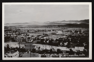 Postcard of Boulder City, Nevada, between December 15, 1933 and June, 1934