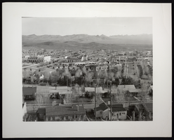 Panoramic photograph of Boulder City, Nevada, circa 1933-1934
