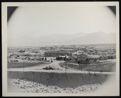 Panoramic photograph of Boulder City, Nevada. circa 1930s