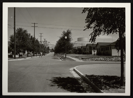 Photograph of residential street, Boulder City, Nevada, circa 1930s