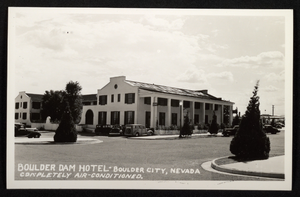 Postcard of Boulder Dam Hotel, Boulder City, Nevada, circa 1933 late 1930s
