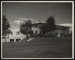 Photograph of the Bureau of Reclamation Administration Building, Boulder City, Nevada, circa 1932 - late 1930s