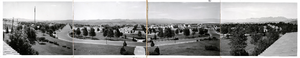 Panoramic photograph of downtown Boulder City, Nevada, circa 1933 - late 1930s