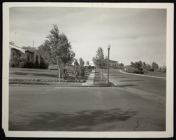 Photograph of the Bureau of Reclamation Administration Building and Government Park, Boulder City, Nevada, circa 1932 late 1930s