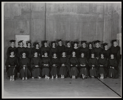 Photograph of graduating class, Boulder City High School, Boulder City, Nevada, circa early 1940s