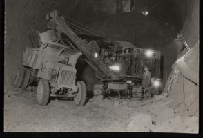 Photograph of construction on Hoover Dam diversion tunnel, circa 1932-1933