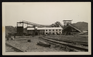 Photograph of rock and gravel plant, Hoover Dam, circa 1930-1935